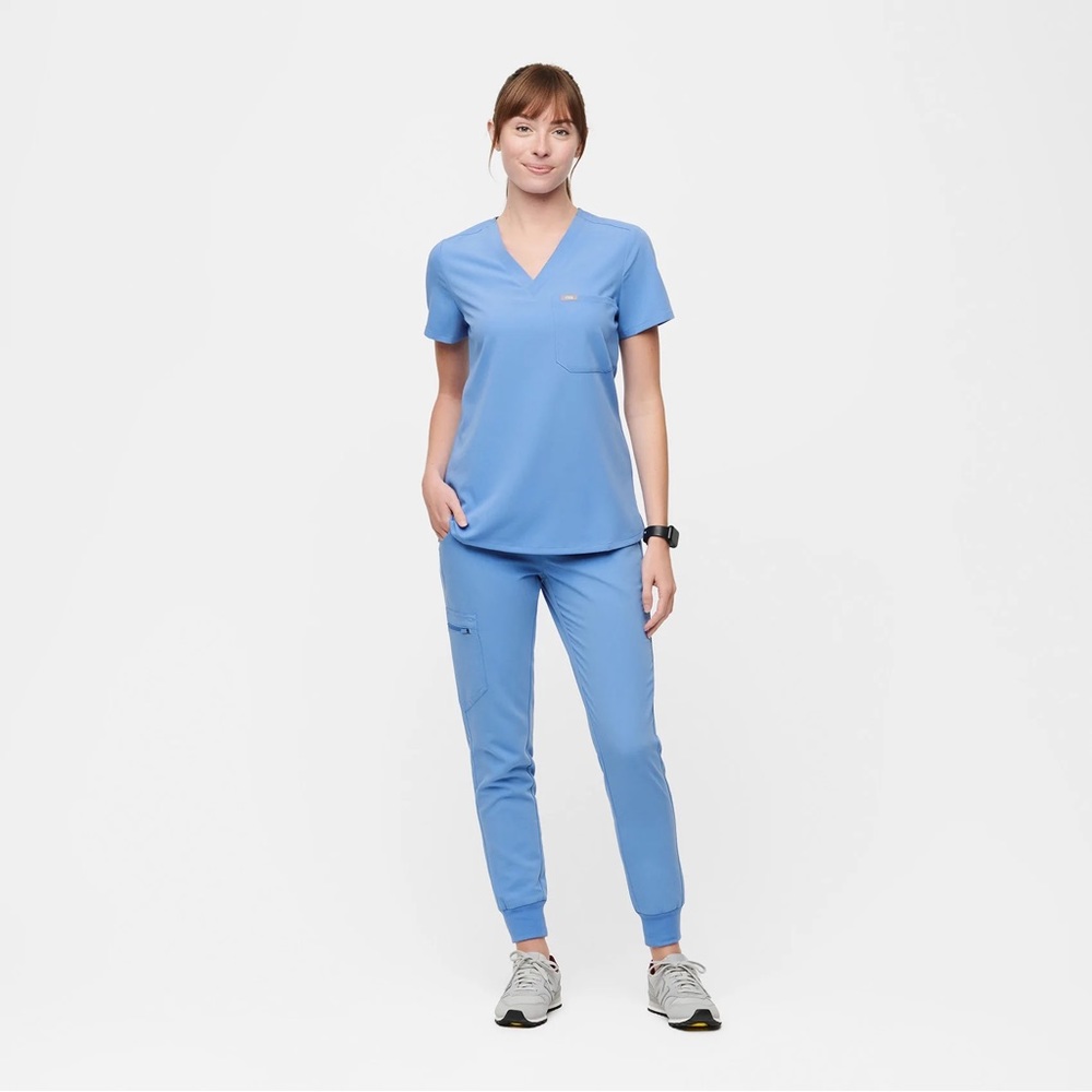 Ceil blue fig scrubs set